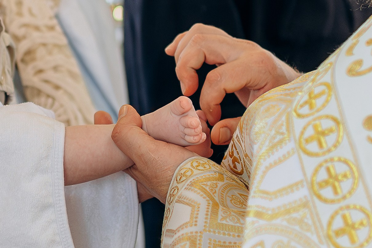 Таинство крещения Марии в Валяевке. Семейный фотограф в Пензе Мария Левина