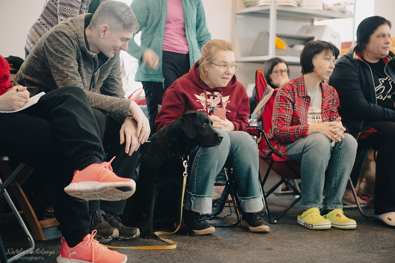 Семинар с Марией Рыбкиной «Игры с собаками» (24.02.2023). Фотограф-анималист Наталья Светличная