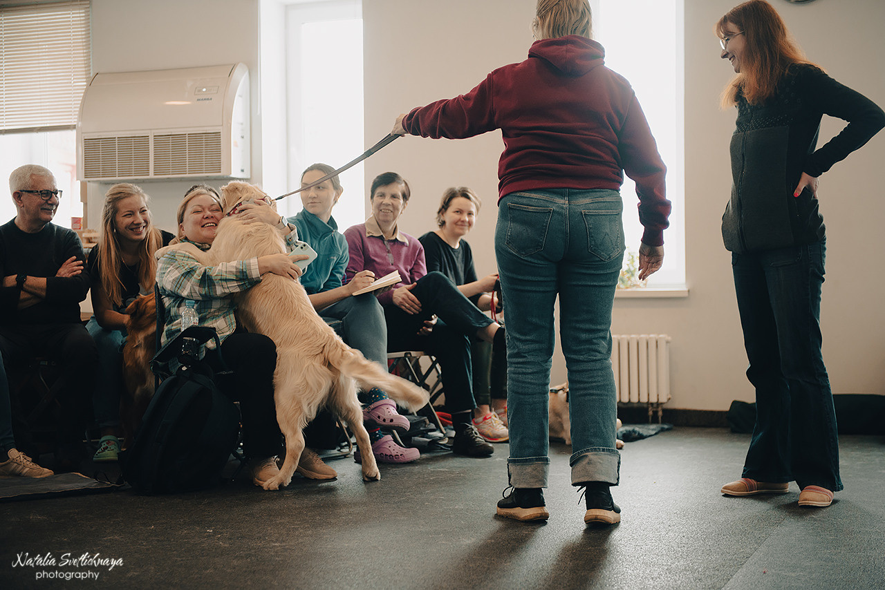 Семинар с Марией Рыбкиной «Игры с собаками» (24.02.2023). Фотограф-анималист Наталья Светличная