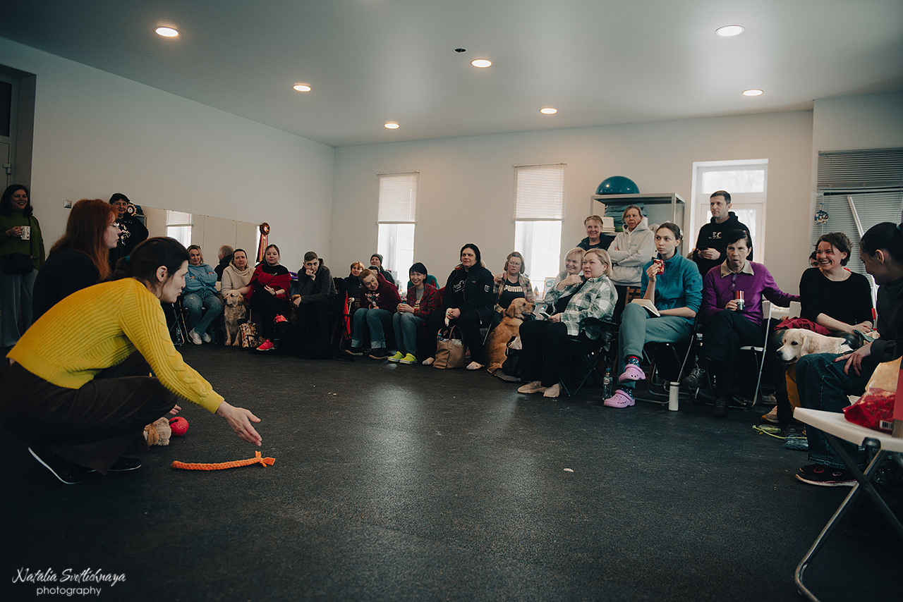 Семинар с Марией Рыбкиной «Игры с собаками» (24.02.2023). Фотограф-анималист Наталья Светличная