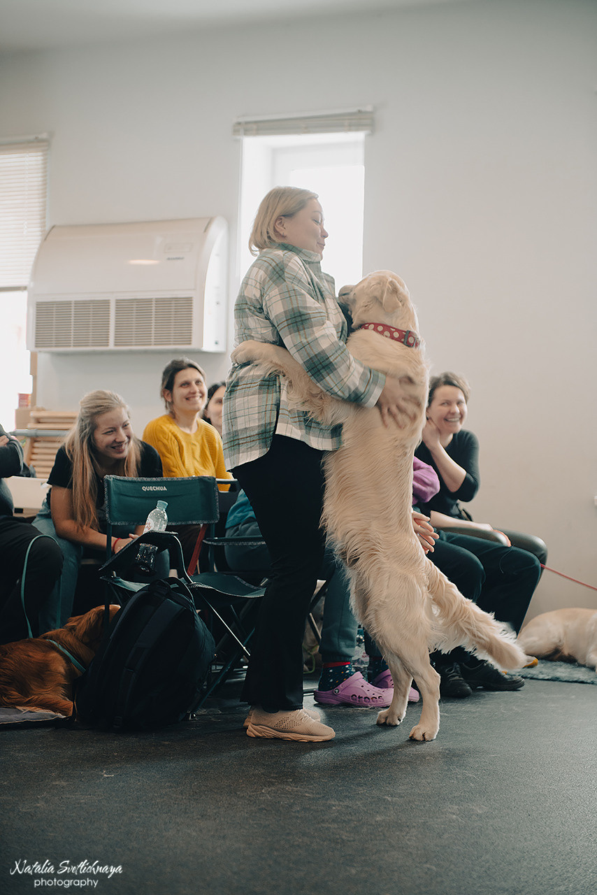 Семинар с Марией Рыбкиной «Игры с собаками» (24.02.2023). Фотограф-анималист Наталья Светличная