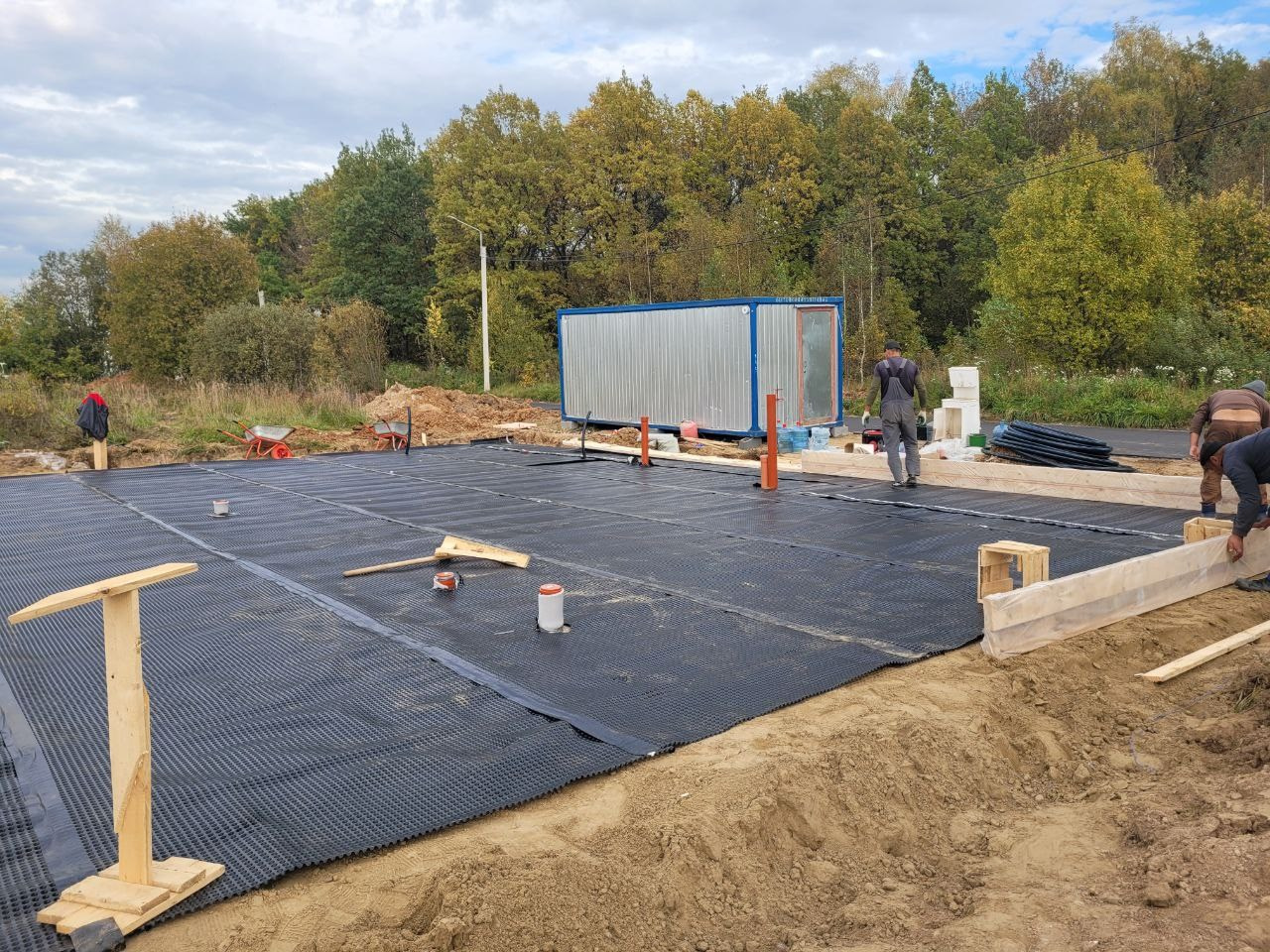 Монтаж опалубки 