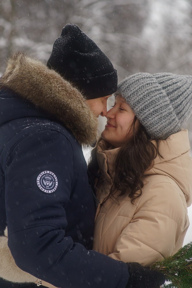 Зимняя love story — любовь без преград. Фотограф для бизнеса в Перми Марина Третьякова