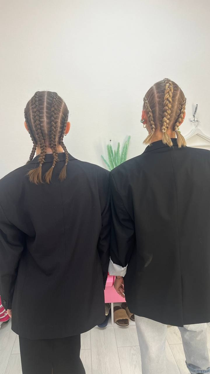 Брейды на свои волосы. Афрокосы, брейды с канекалоном в Москве