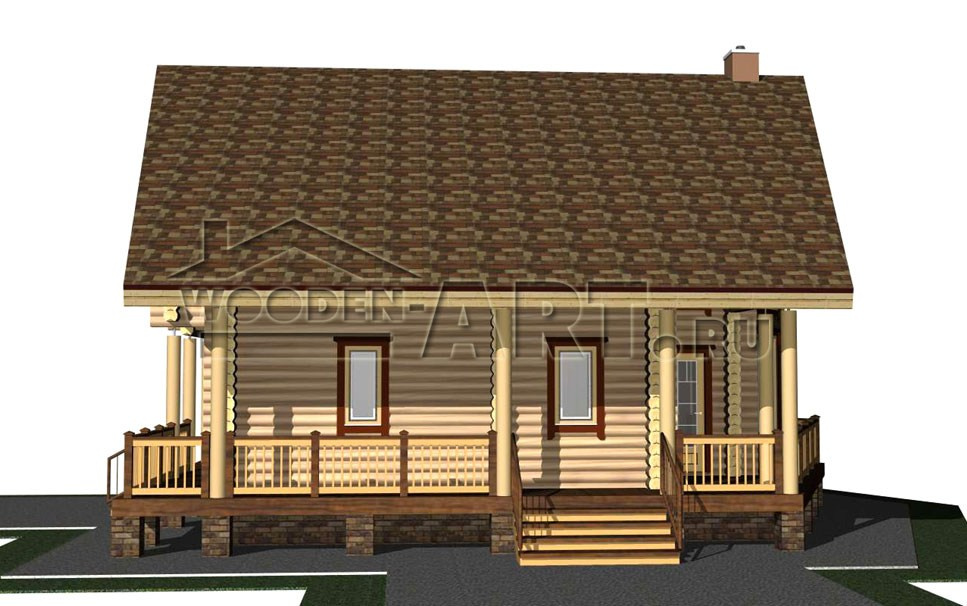 «Парус» 255 кв. м. Проекты деревянных домов