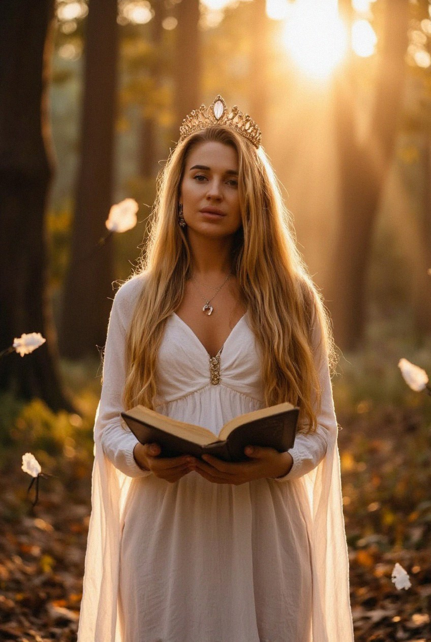 AI-фотосессия в образе Жрицы. Фотосессии с помощью нейросетей от профессиональных фотографов и стилистов | Проект «AI-Photographer»