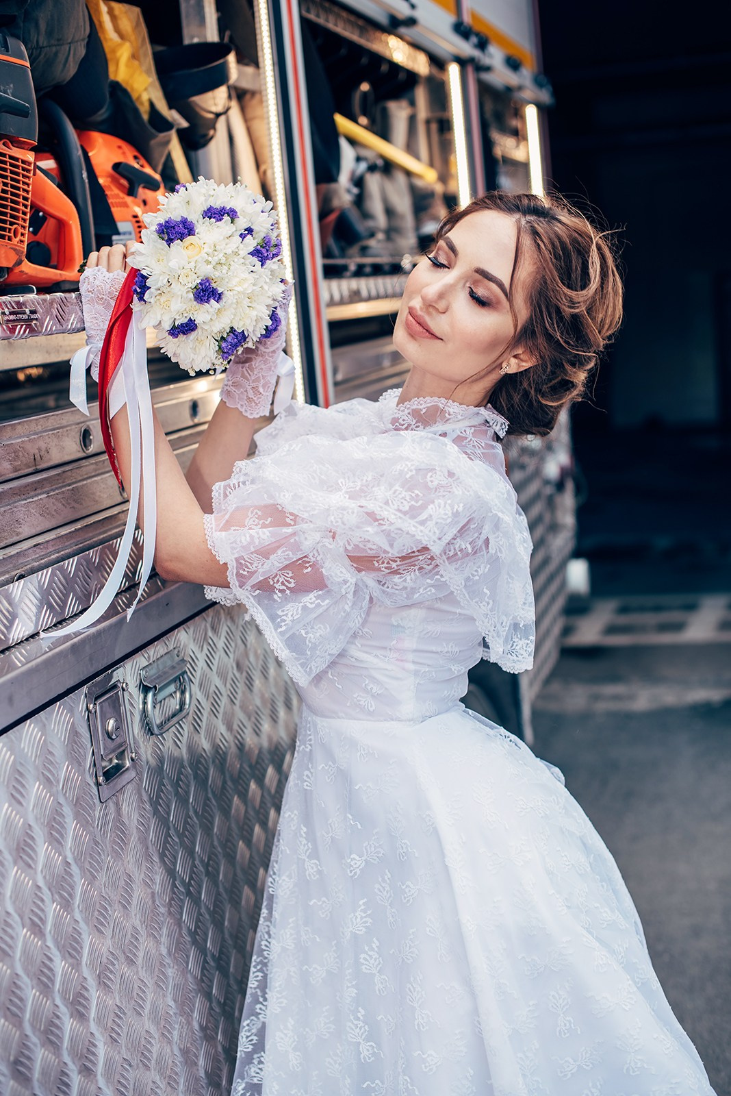 Love story свадебная Челябинск Загс пожарная часть