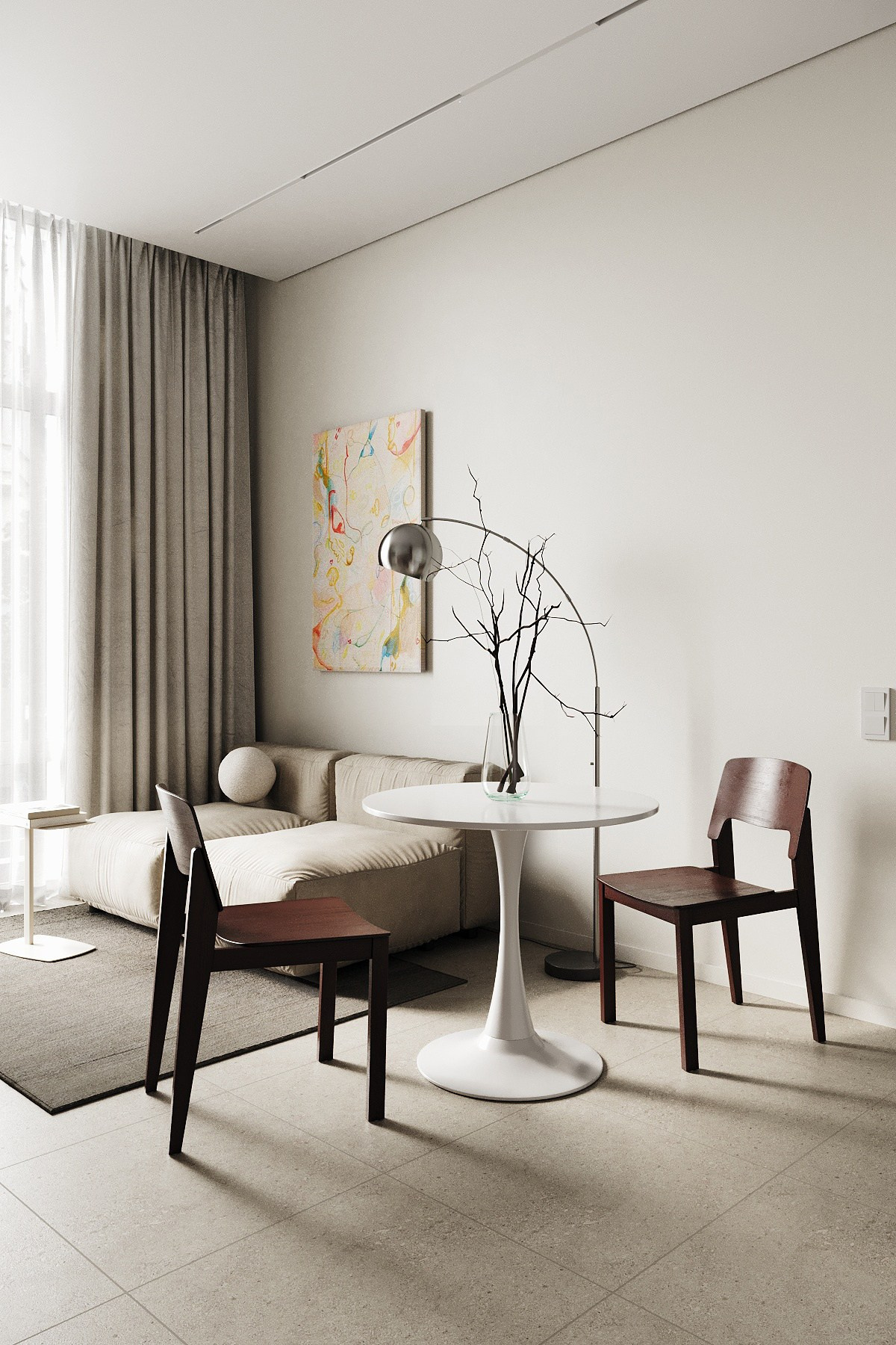 Квартира № 1 под аренду в г. Симферополь. Дизайн интерьера в Крыму