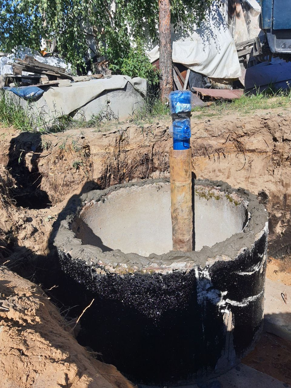 Скважина, ввод воды в дом. Первая Инженерная СПб