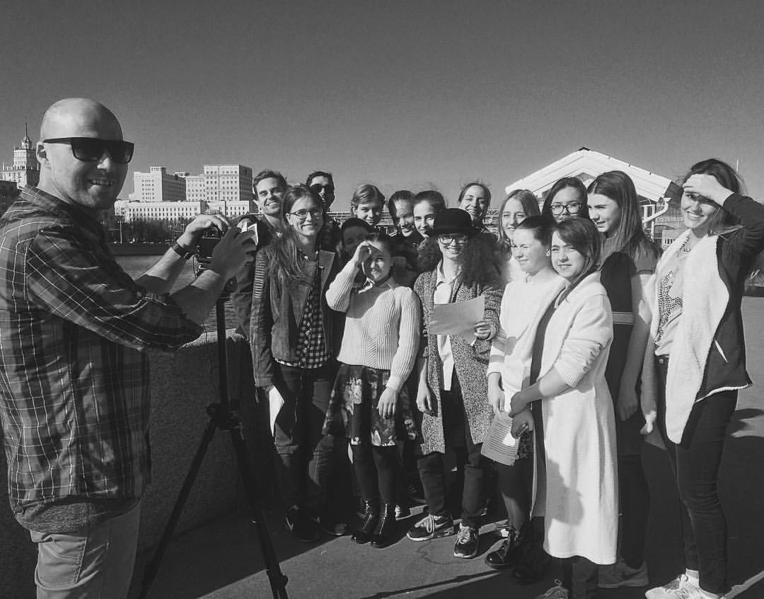 Backstage. Filmmaker Vadim Averin