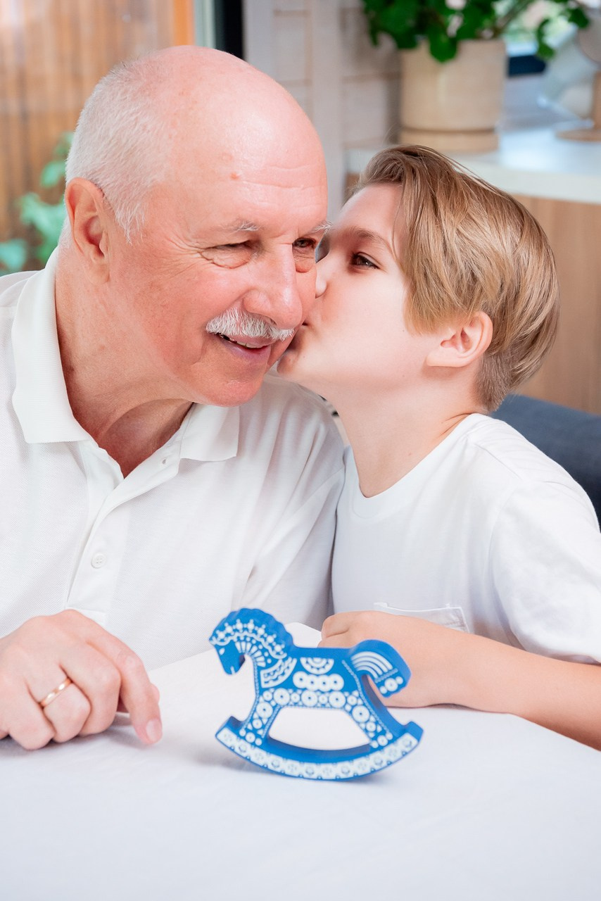 Рекламная съёмка для Царицынской игрушки с семьёй Клюс