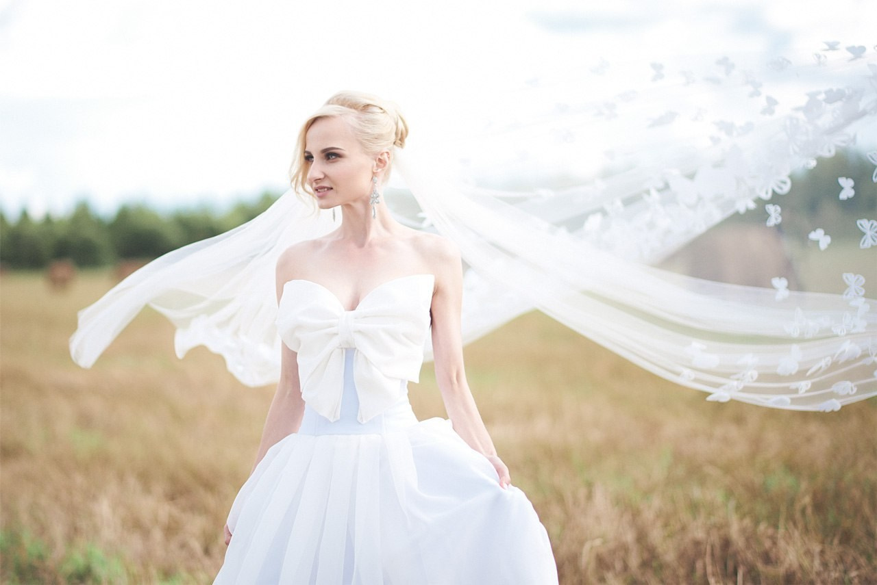 Примеры свадебных платьев. Модельер Евгений Бременев