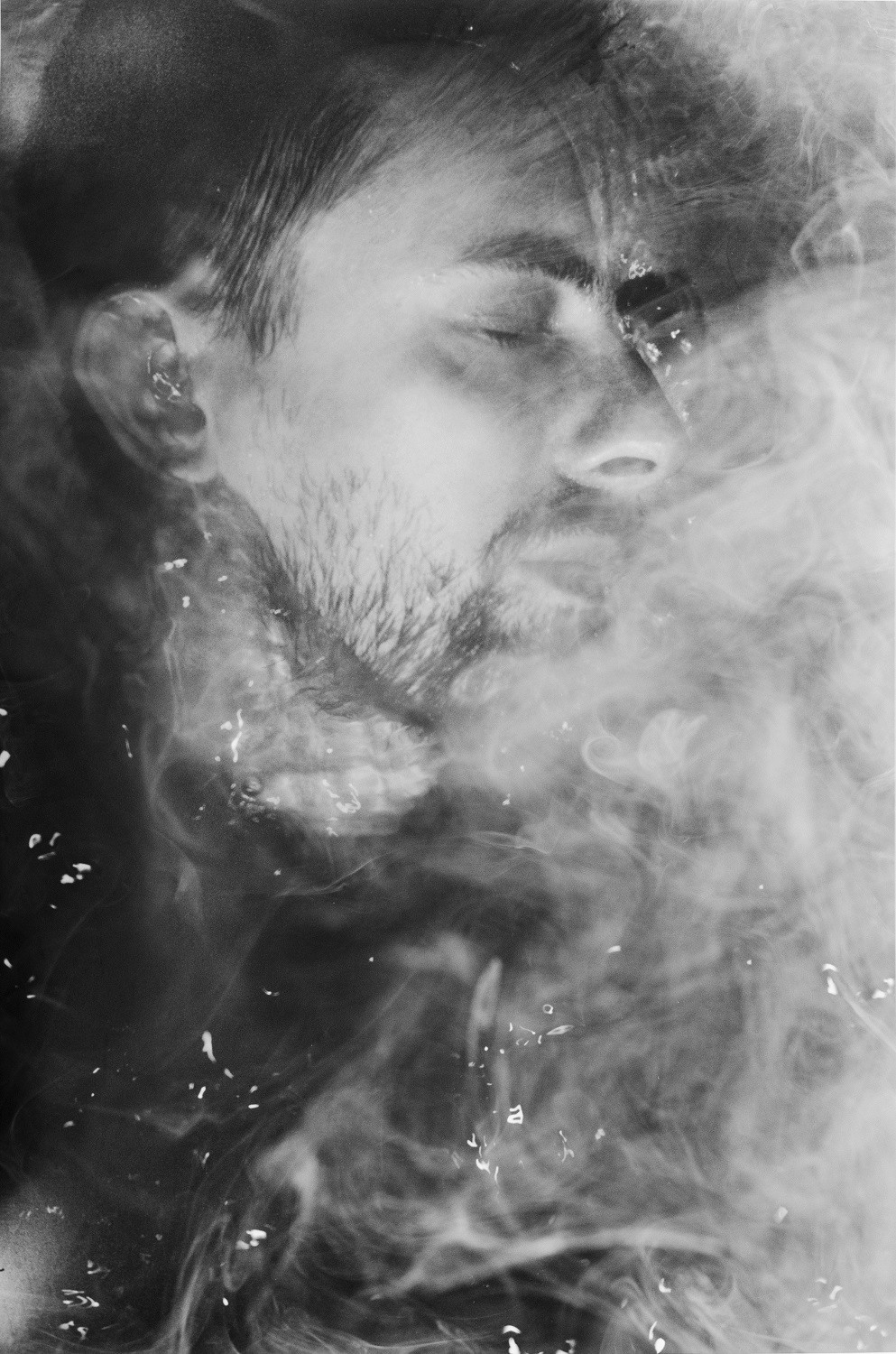 Black and white shades of depression I. Dima Bartenev self-photography