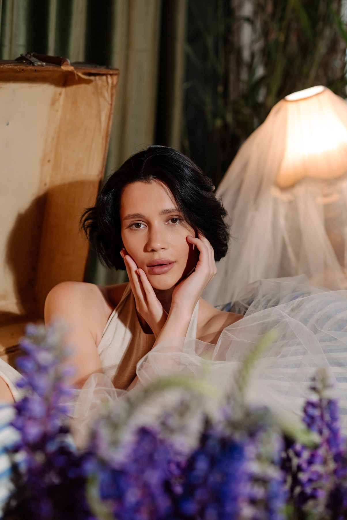 Индивидуальная. С люпинами. Свадебный и сеейный фотограф в Санкт-Петербурге Елена Худякова