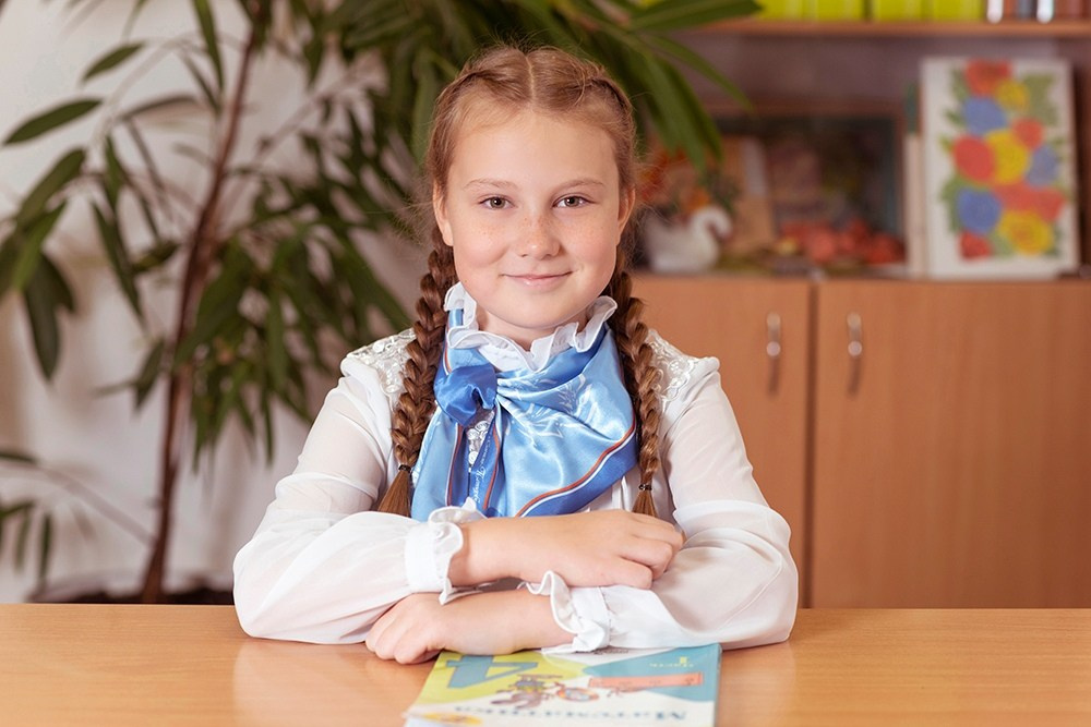 В школе. Выпускные альбомы СПБ. Фотограф в Садик и Школу