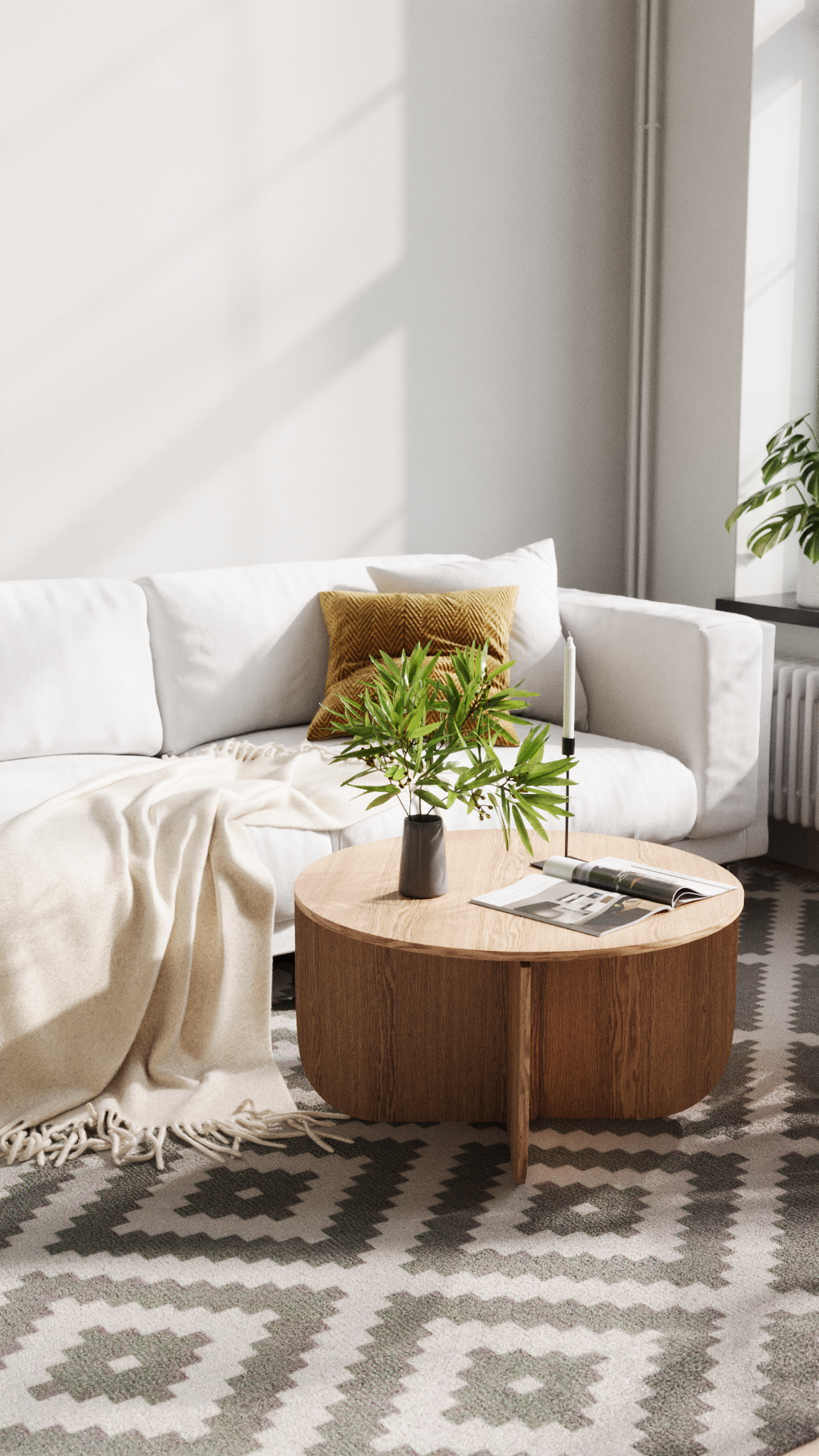 Minimalist interior. 3d визуализатор интерьера Анастасия Лосицкая