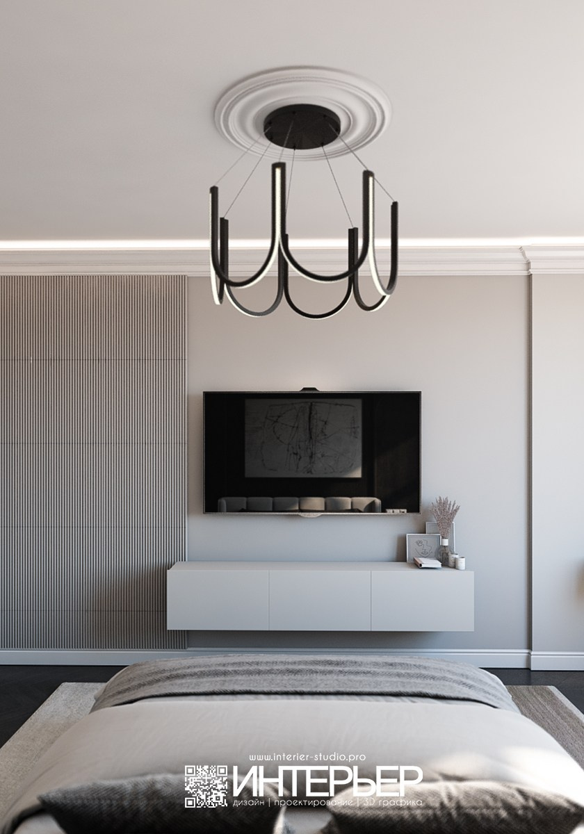 Виталий и Александра. Квартира ЖК «Курортный». Дизайн интерьера, 3D визуализация и 3D моделирование. Создание проектов и чертежей. КМВ: Кисловодск, Пятигорск, Ессентуки и удаленно