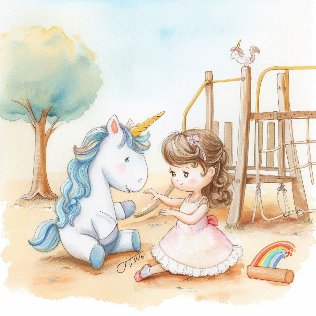 Принцесса и единорожка. ALBUMIA