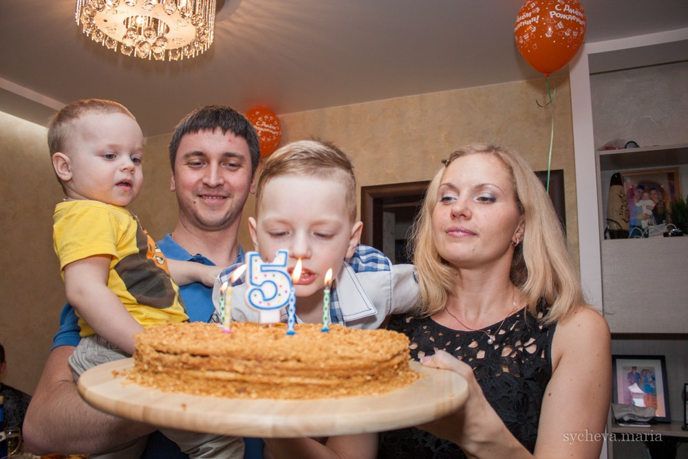 День рождения Алёши дома. Детский и семейный фотограф, фотограф мероприятий Нижний Новгород