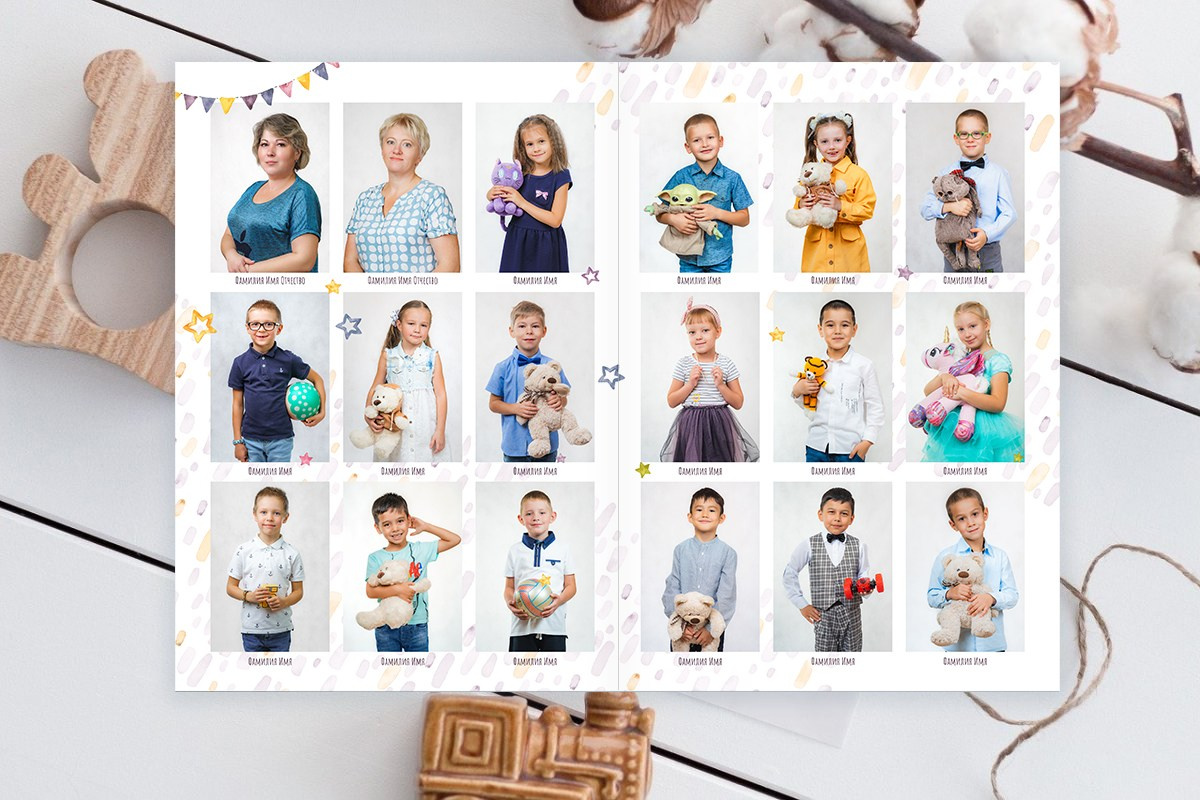 Дизайн выпускного альбома в детском саду