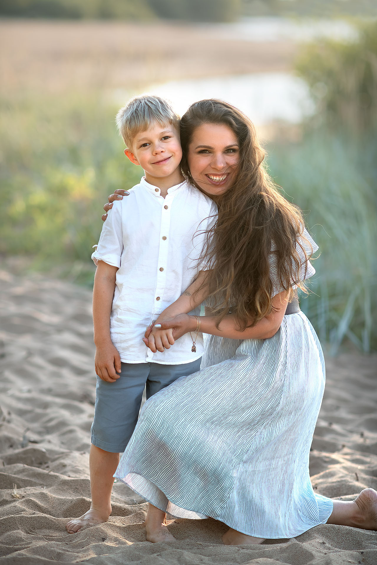 Семейная фотосессия на природе. Фотограф Юлия Кондратьева