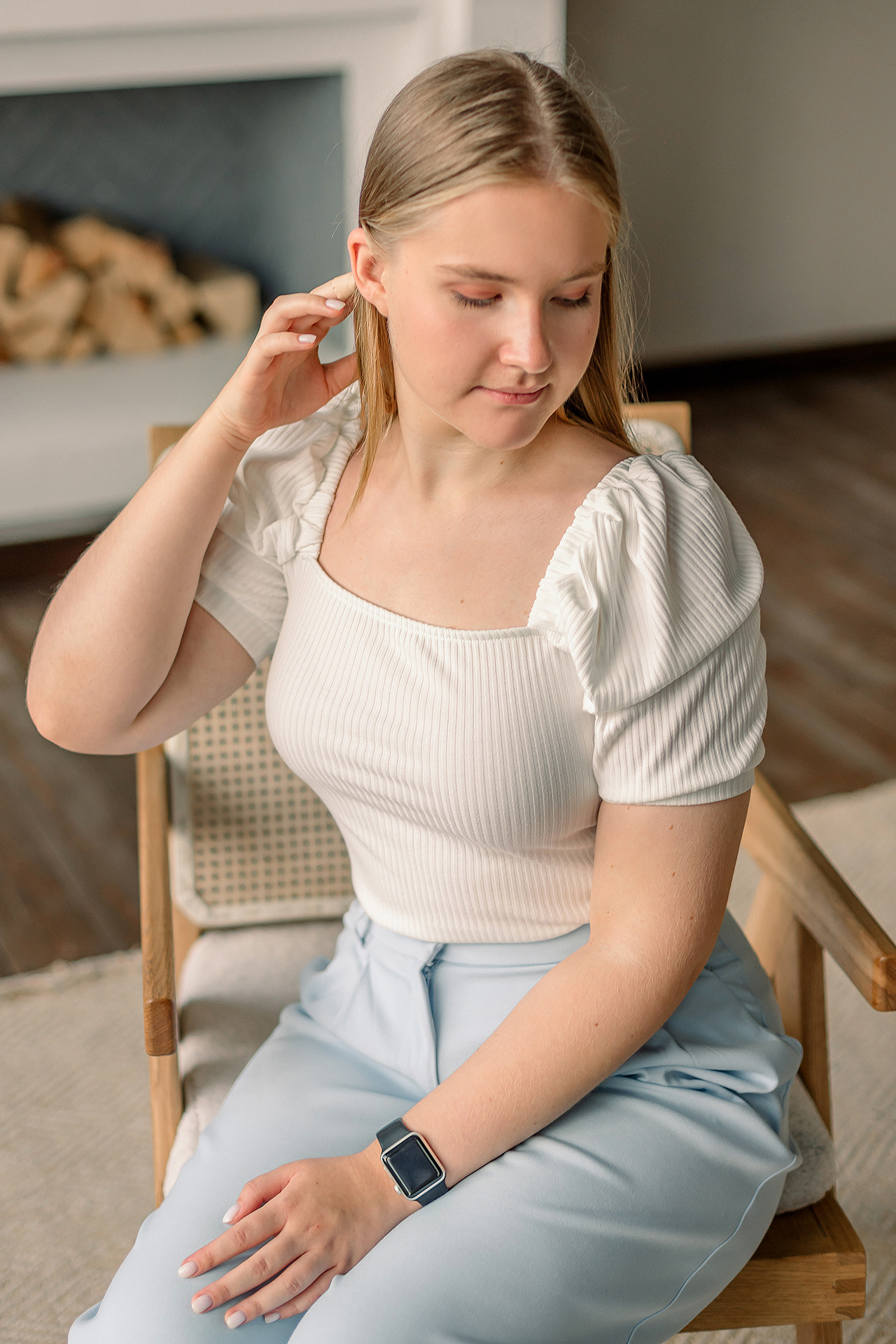 Фотосессия большой семьи в студии. Фотограф Юлия Кондратьева