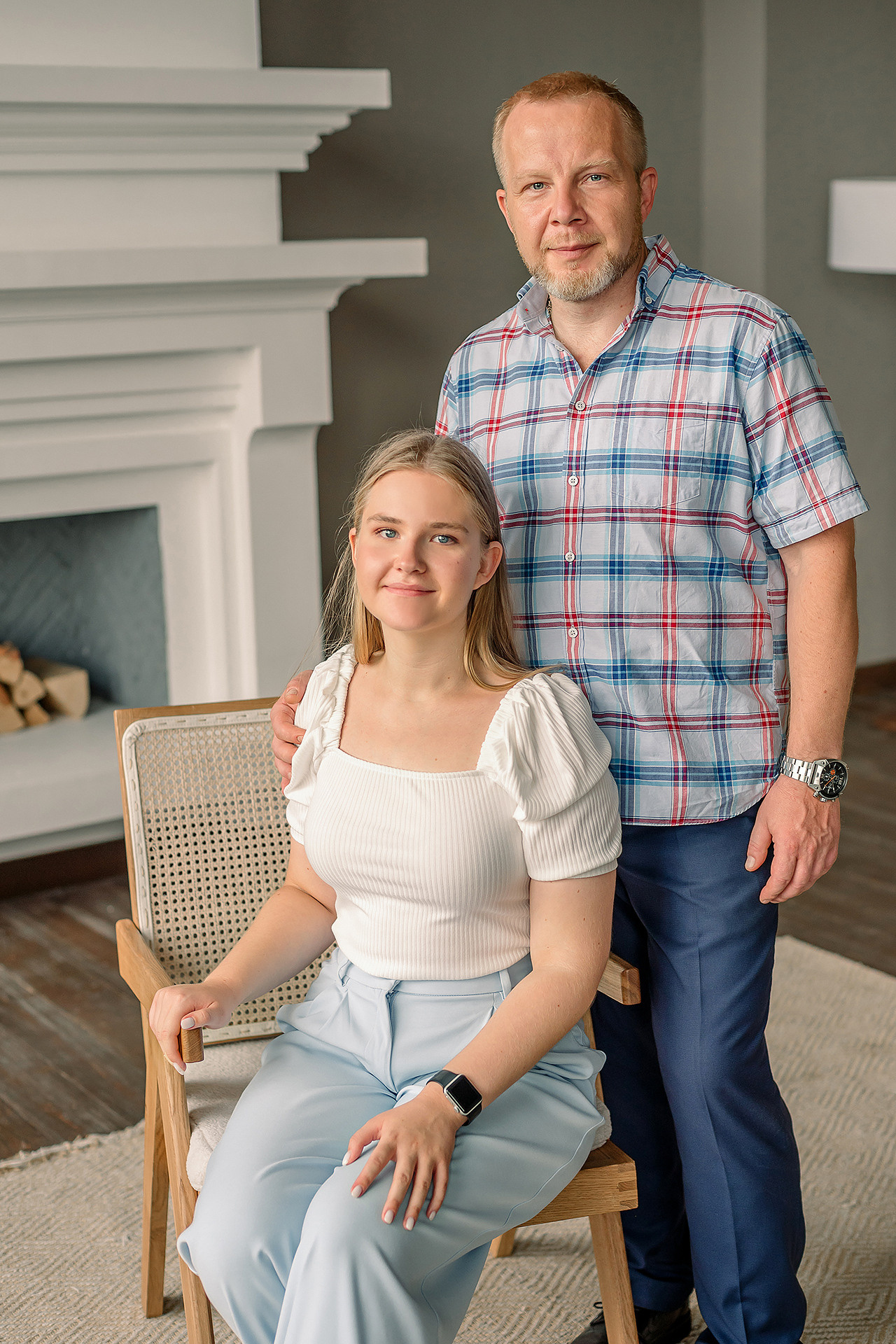 Фотосессия большой семьи в студии. Фотограф Юлия Кондратьева