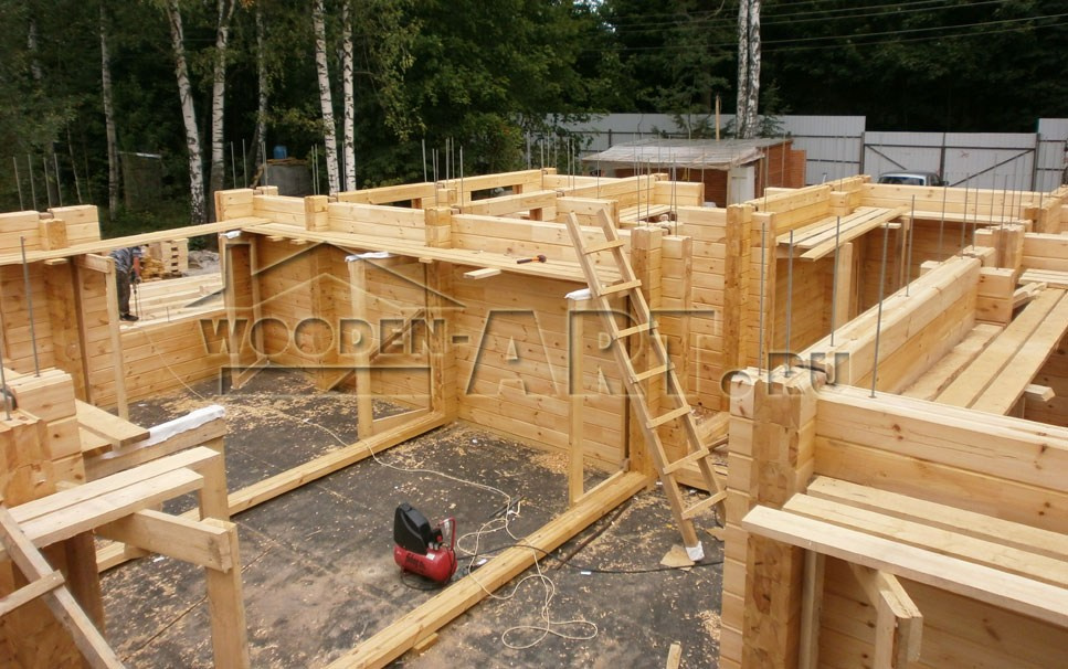 «Поляна» 288 кв. м. Проекты деревянных домов