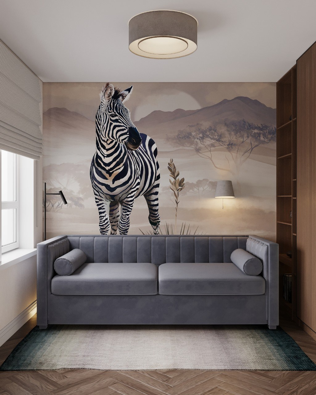 Квартира 98 кв. м., г. Новороссийск. Цель: проживание в летний период времени. Заказчики г. Москва. Дизайн интерьеров, строительство, ремонт домов и квартир в Геленджике