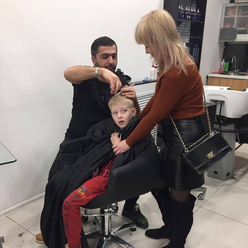 Наши малыши — самые стильные! ✨💇‍♂️ Спасибо волшебникам из @twiggy_mega!