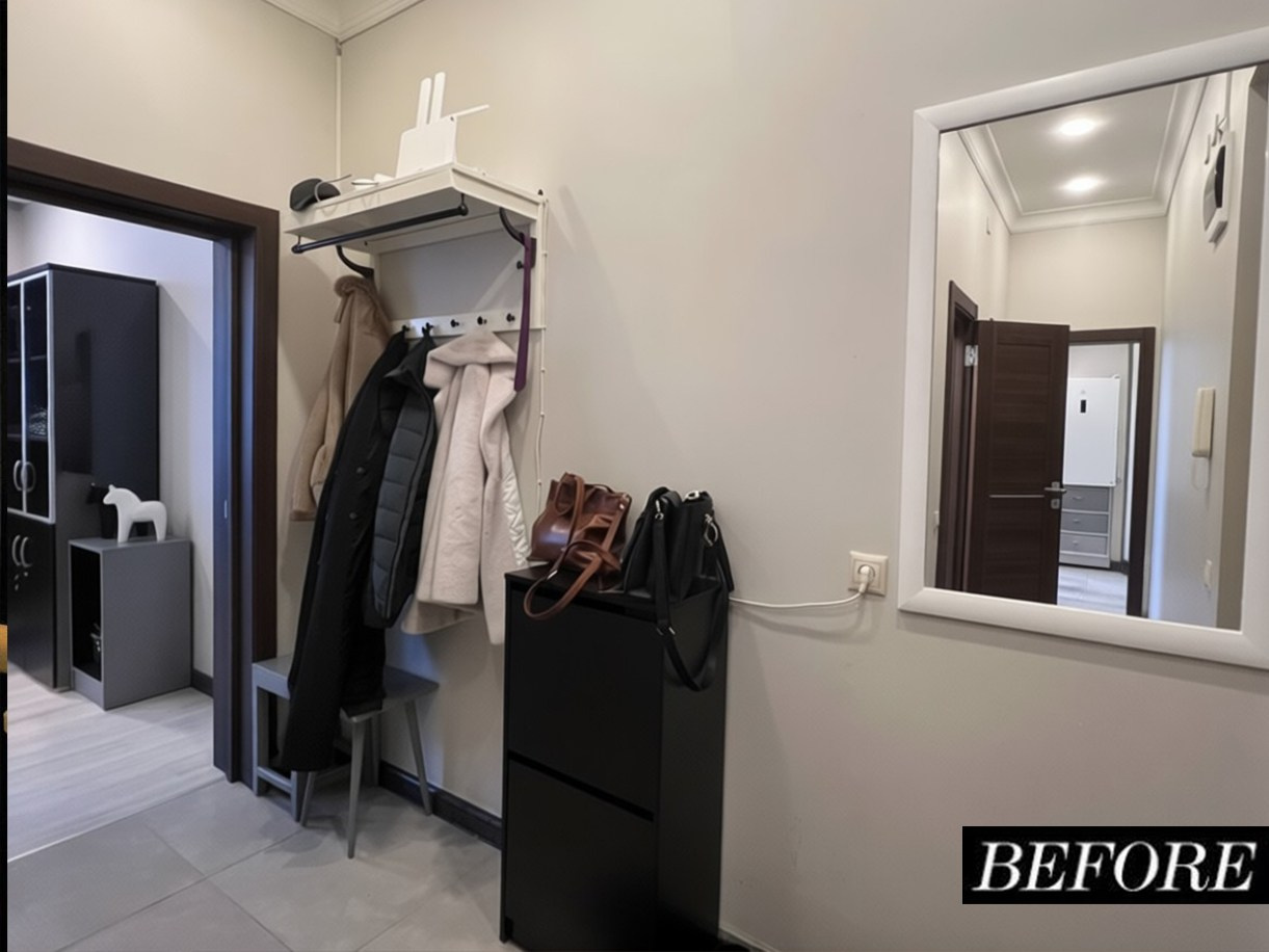 фотография прихожей ДО изменения интерьера 