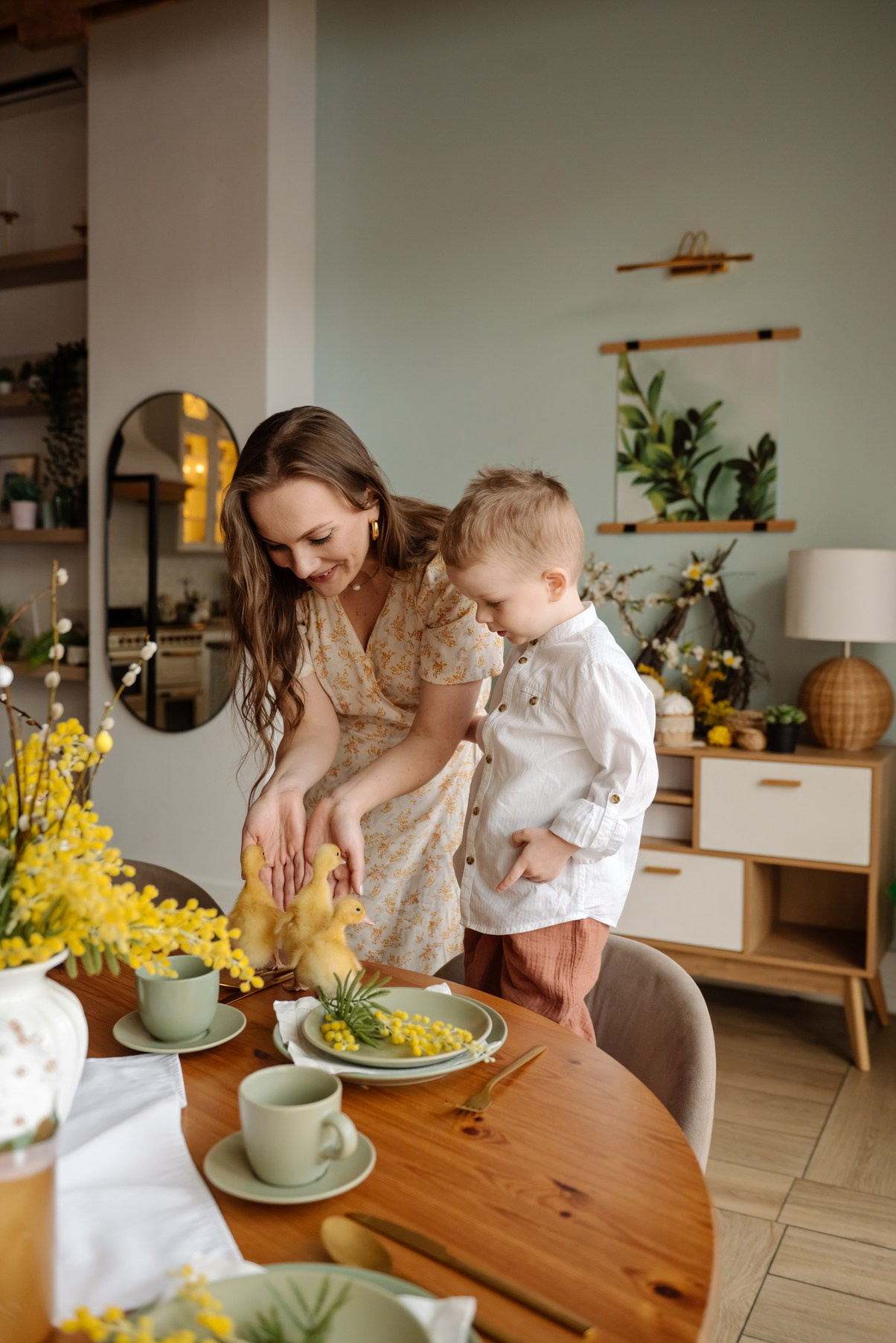 Семейная. Пасха с цыплятами. Свадебный и сеейный фотограф в Санкт-Петербурге Елена Худякова