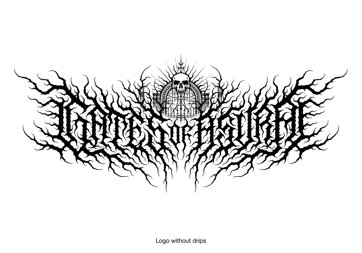 Gates of Asura. GNOIZM | Metal Logos & Dark Lettering