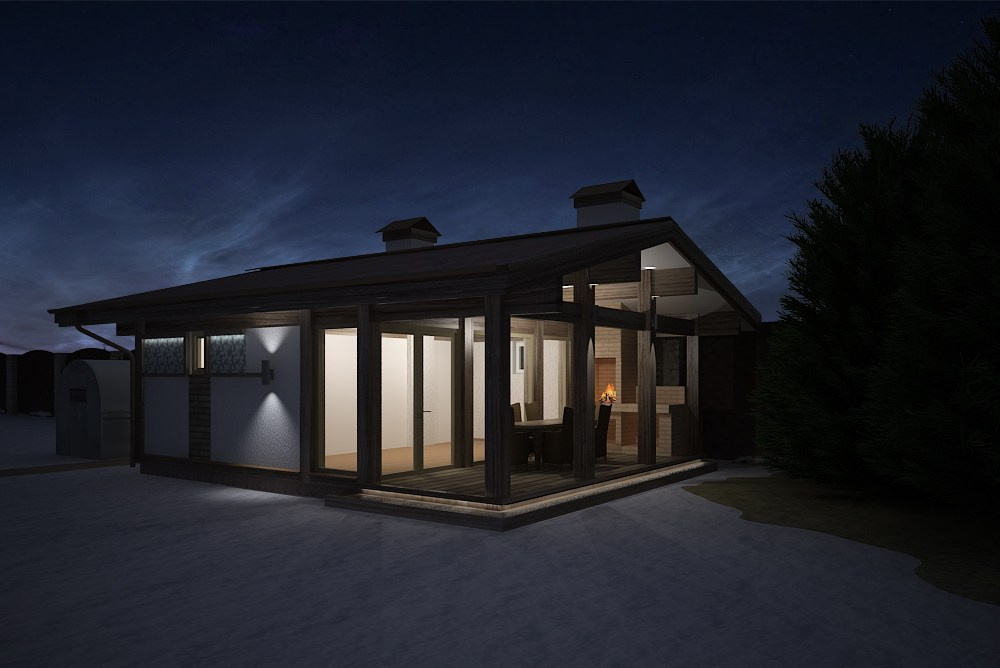 Баня в Токсово. Дизайнер в Санкт-Петербурге Дмитрий Цыбулько