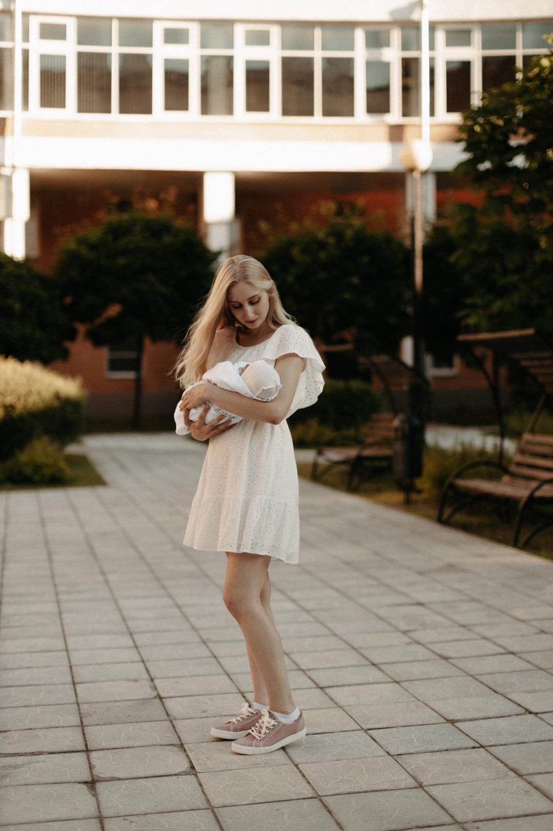 Выписка из Зеленоградского роддома. Свадебный и семейный фотограф Скрынник Светлана