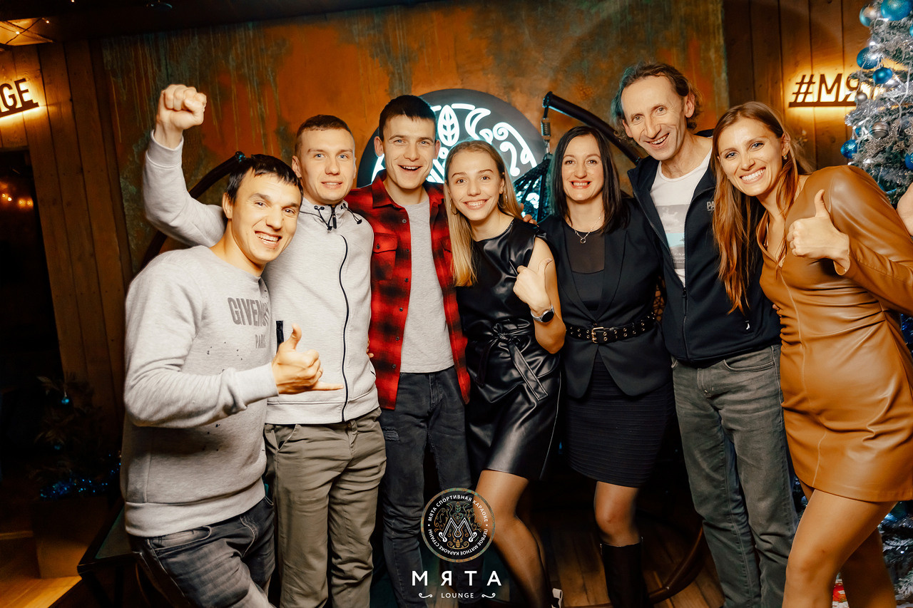 25\12\21 Новогоднее караоке в Мяте. Мята Спортивная — Кальянная, караоке, бар в Минске