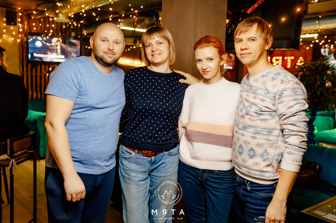 25\12\21 Новогоднее караоке в Мяте. Мята Спортивная — Кальянная, караоке, бар в Минске