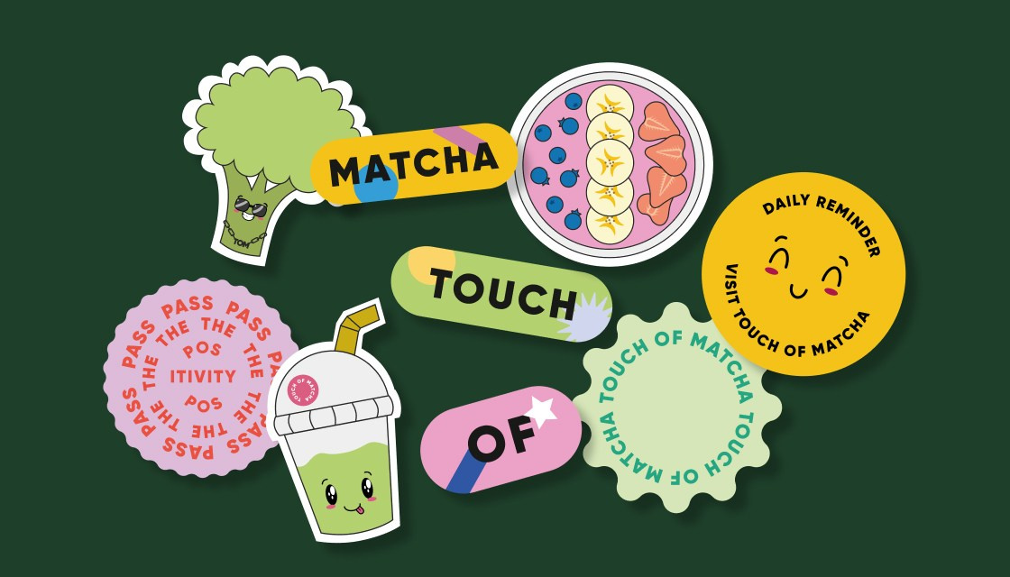 Touch of matcha. Grom Design