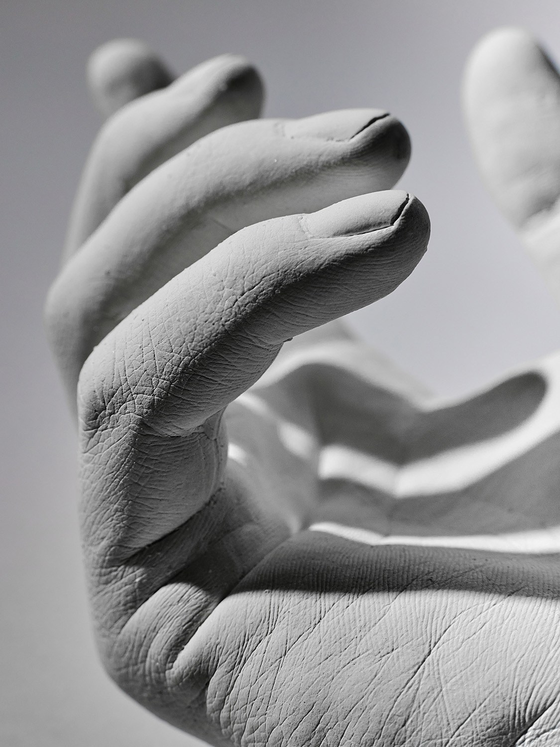 Съемка — гипсовые слепки