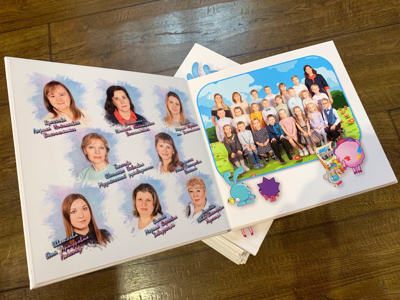 Альбом для детского сада с общим фото. Выпускные альбомы для школ и детских садов в Иваново