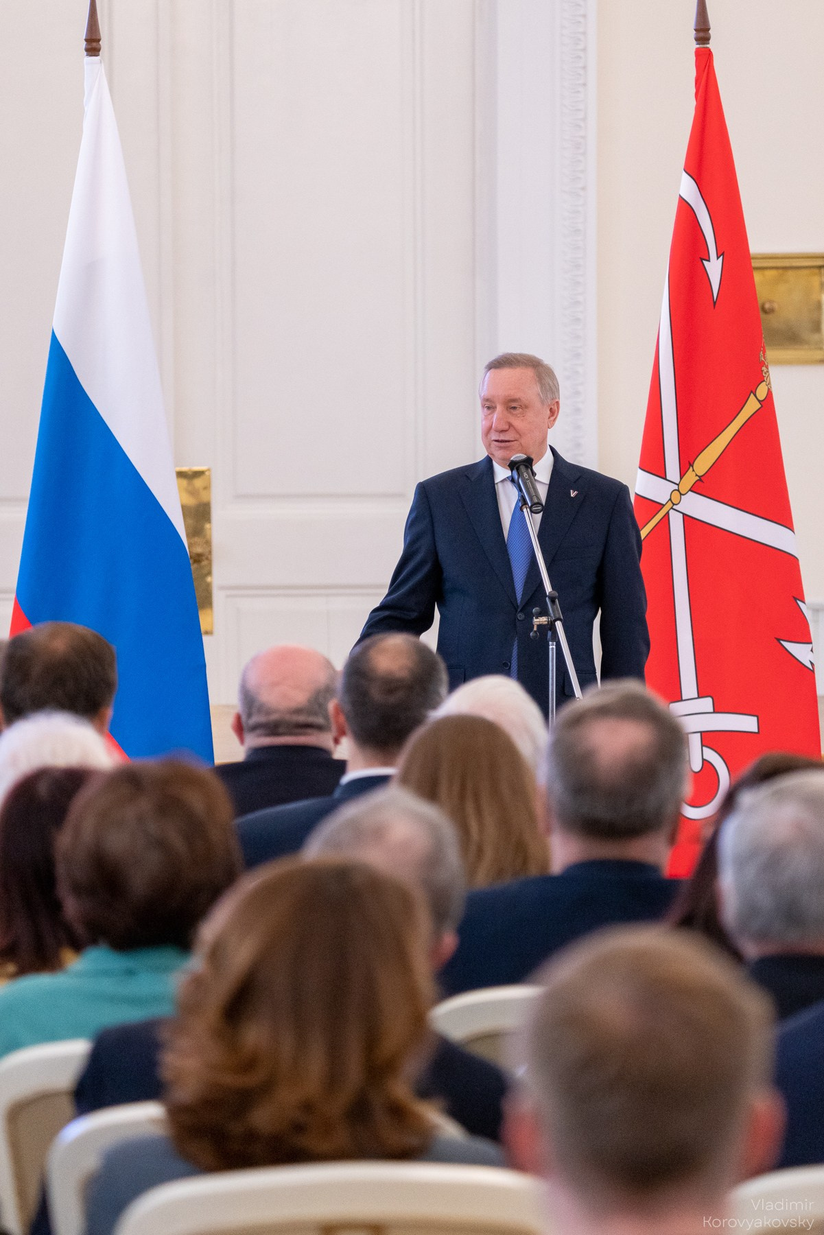 Награждение команды ПГУПС премиями Правительства Санкт-Петербурга. Фотограф Владимир Коровяковский
