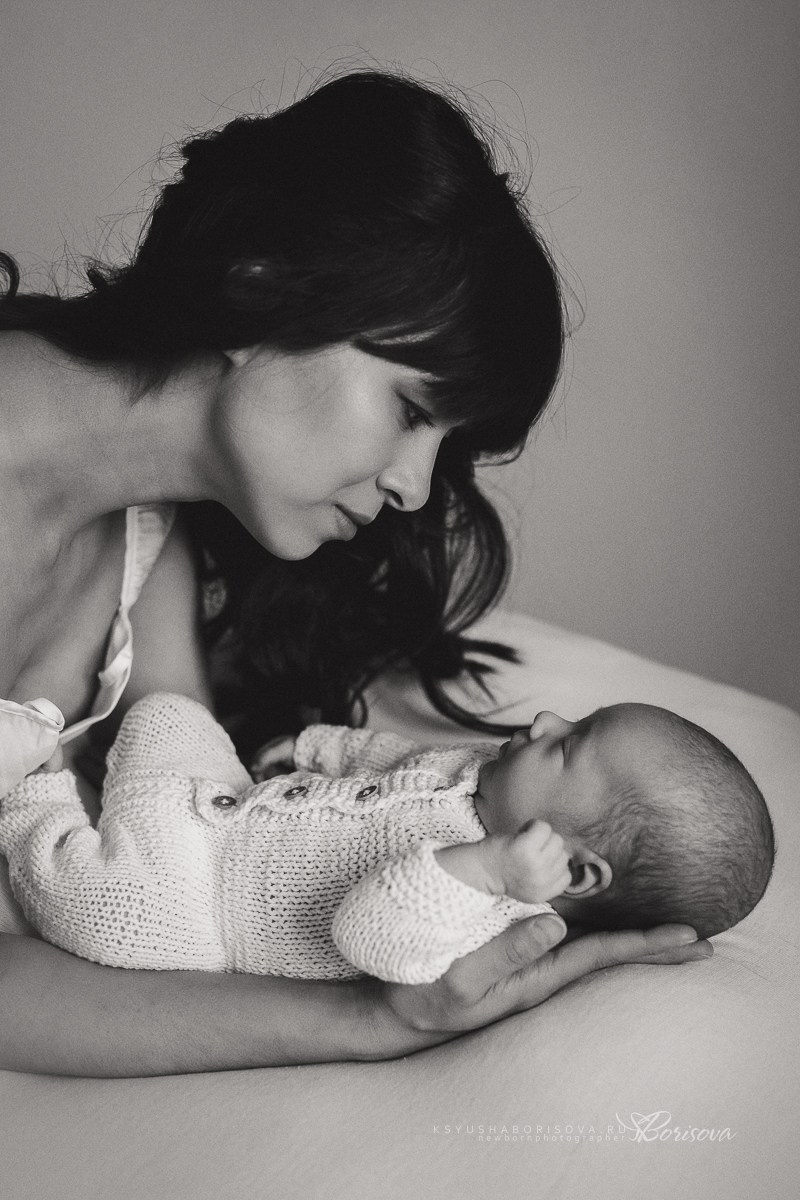 Пример фотосессии Lifestyle в студии. Фотограф новорожденных в Магнитогорске Ксюша Борисова