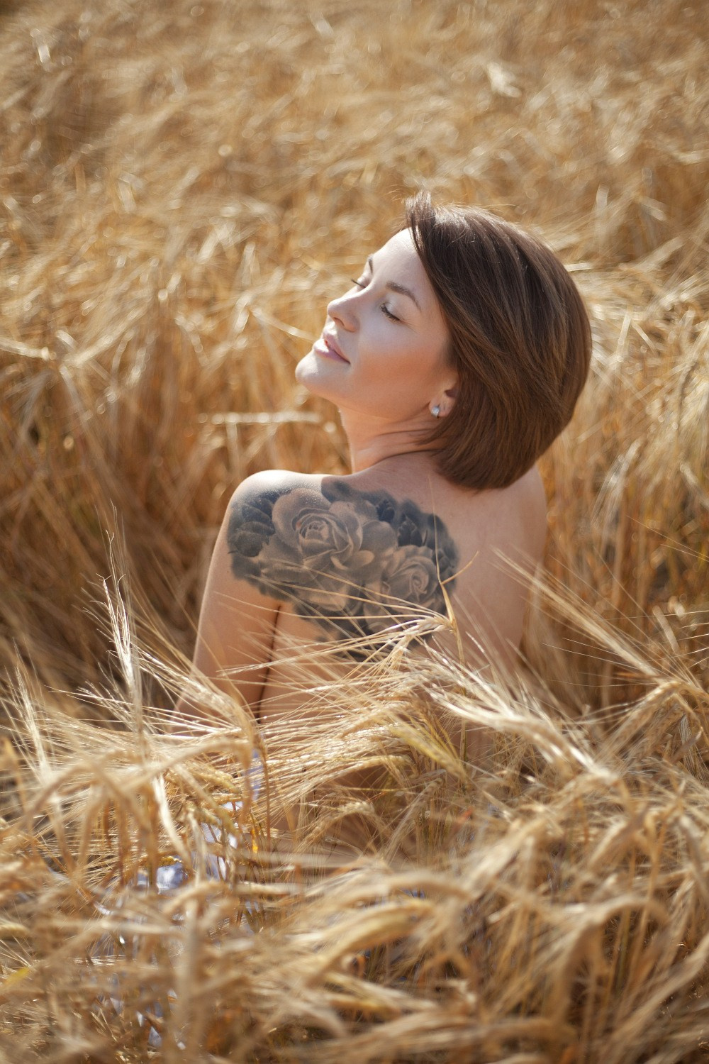 В поле. Фотограф Мария Кольцова