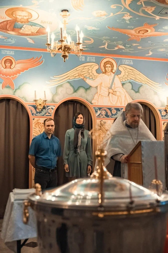 Крещение Мирославы. Семейный фотограф и фотограф на Крещение, Венчание в Москве и Подмосковье Людмила Клюева