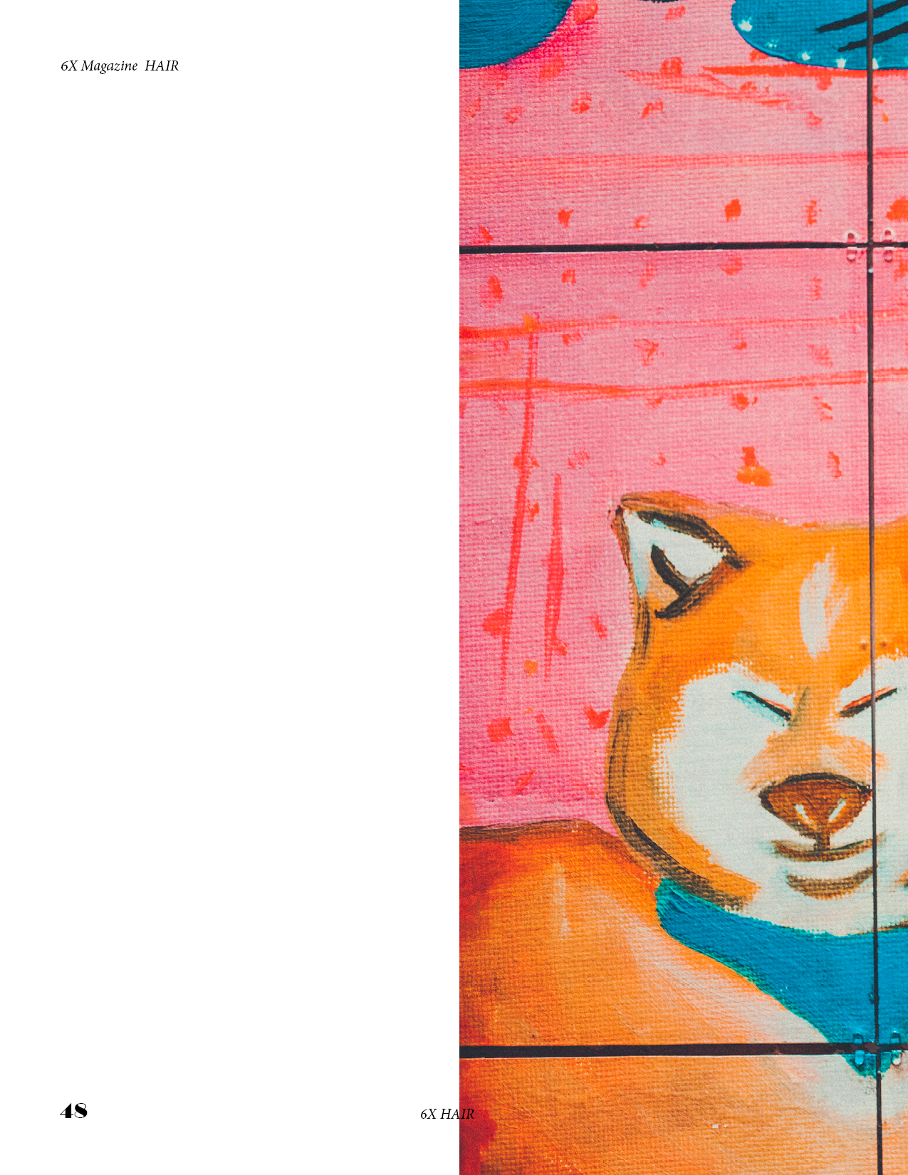 6X Hair Magazine. Фотограф Александра Степанова