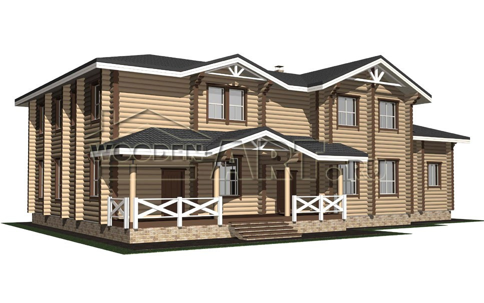 «Воронцово» 543 кв. м. Проекты деревянных домов