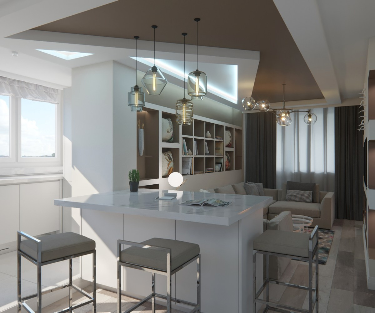 Интерьер апартаментов (г. Батайск)