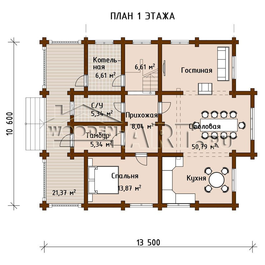«Озерецкое» 250 кв. м. Проекты деревянных домов