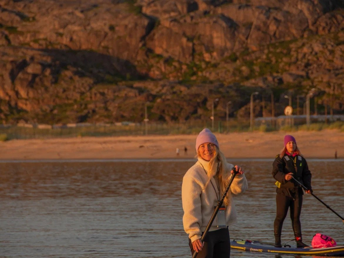 SUP на закате. Abakumova Viktoria