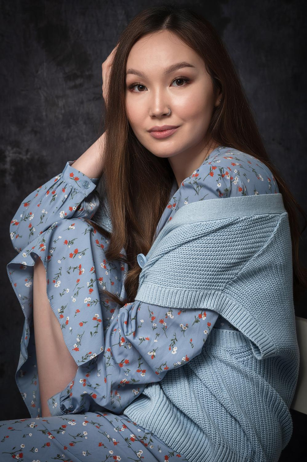 Акнур. Студийная съемка. Фотограф-дизайнер Лейла Кабди